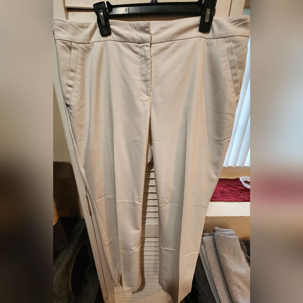 White Tailored Pants Chicos 2.5